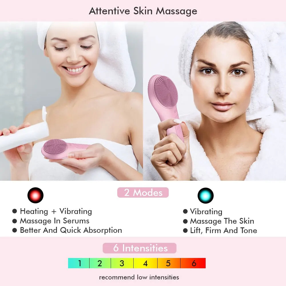 Waterproof Sonic Facial Cleansing Brush