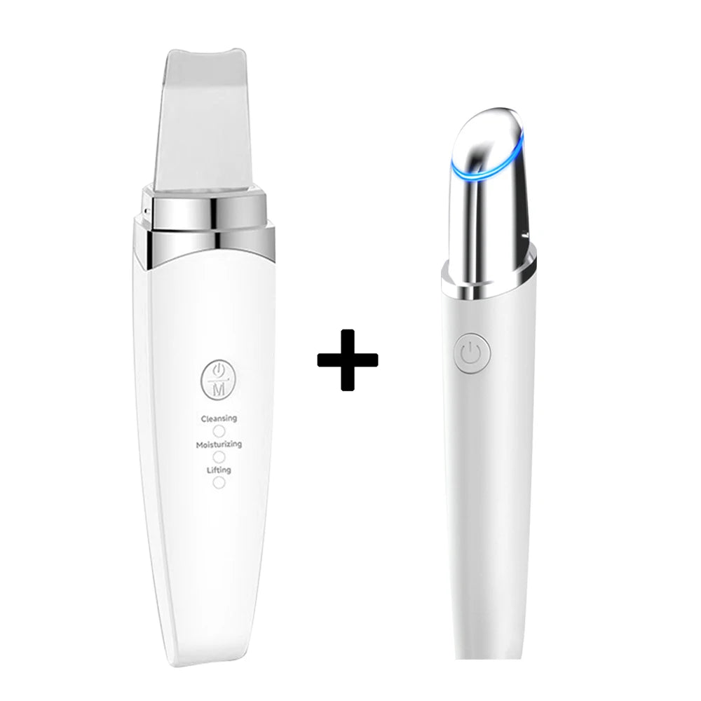 Ultrasonic Skin Scrubber Facial Spatula