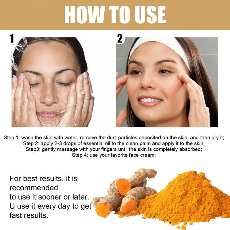 30ml Turmeric Oil Skin Lightening Serum