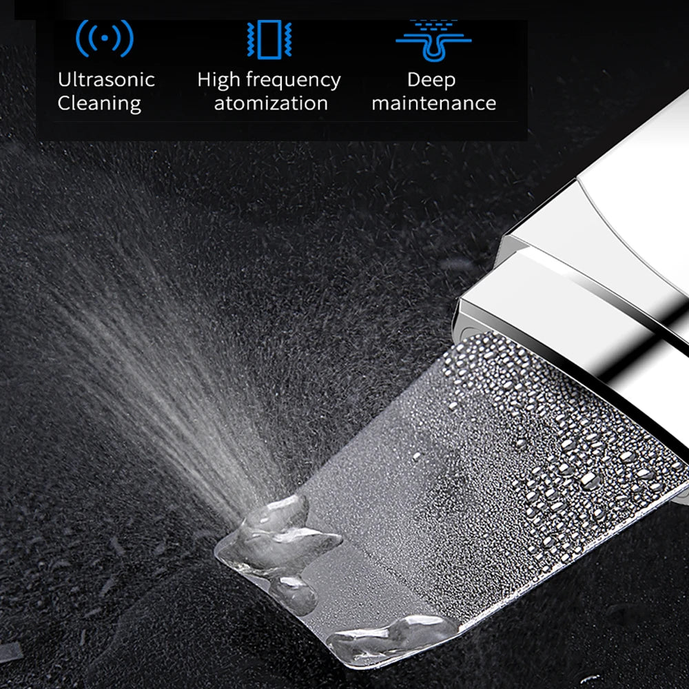Ultrasonic Skin Scrubber Facial Spatula