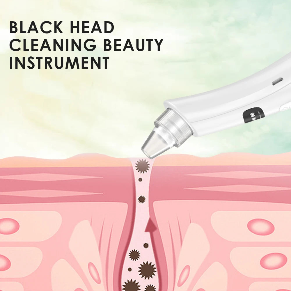 3 Suction Vacuum Facial Blackhead Removal