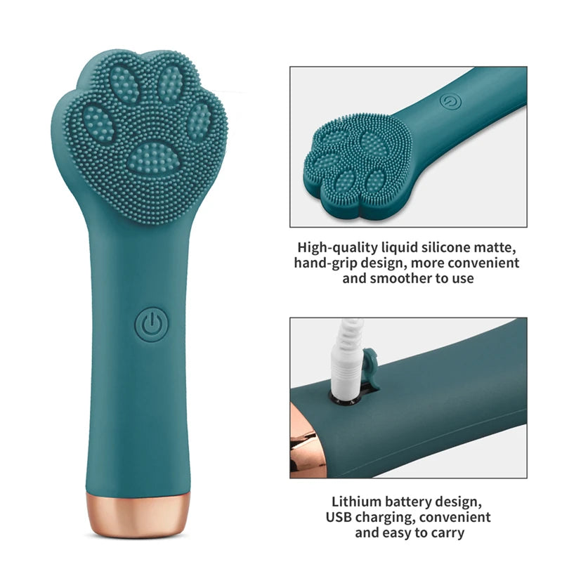 Electric Facial Silicone Cleansing Brush