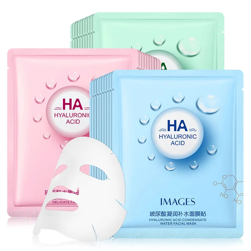 15Pcs Hyaluronic Anti-Aging Fresh Fruit Face Mask