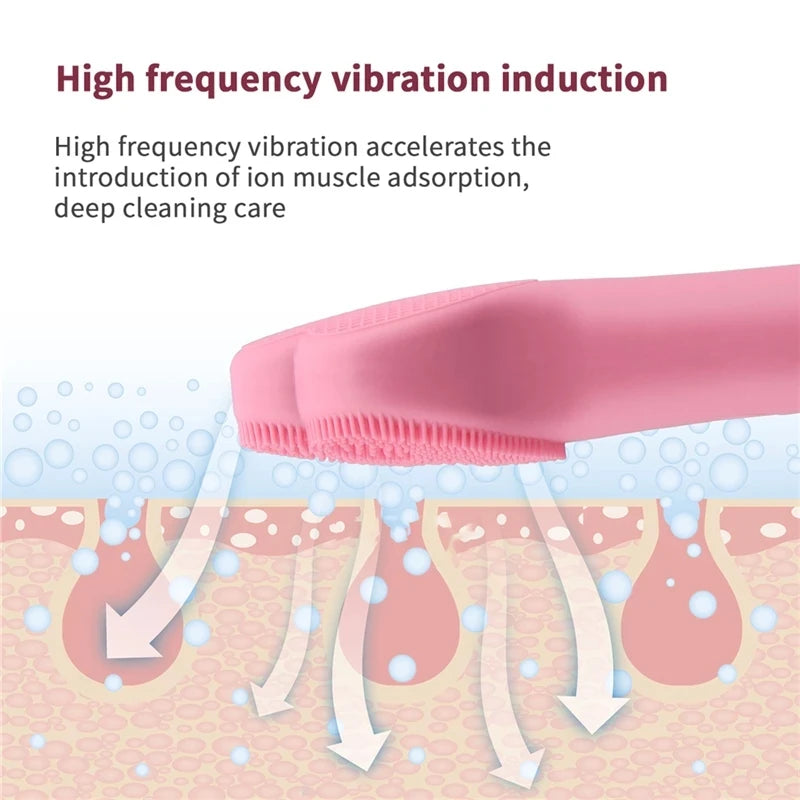 Electric Facial Silicone Cleansing Brush