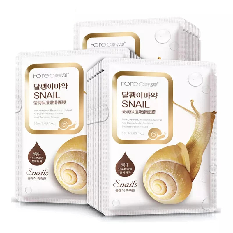 15Pcs Hyaluronic Anti-Aging Fresh Fruit Face Mask