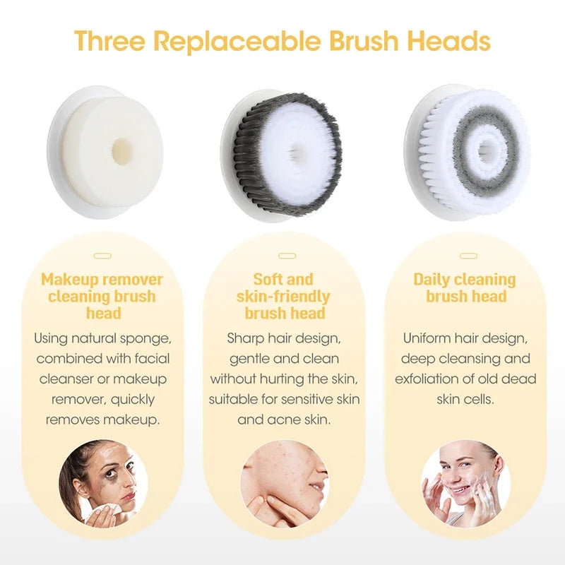 3 in 1 Face Cleaning Brush