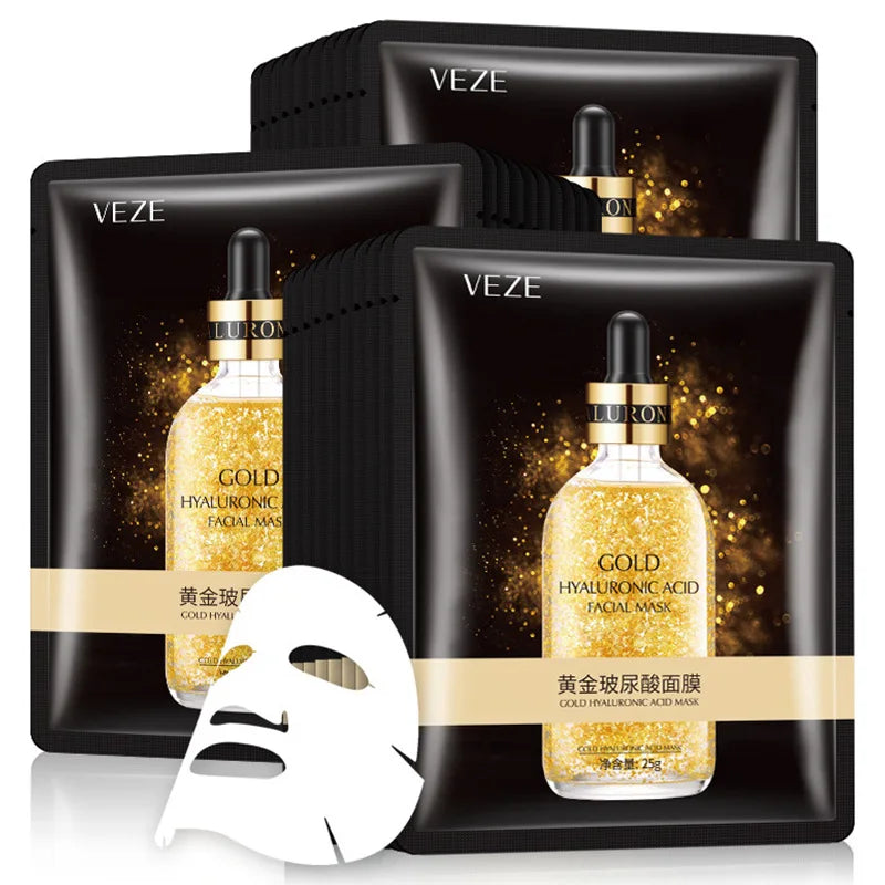 15Pcs Hyaluronic Anti-Aging Fresh Fruit Face Mask
