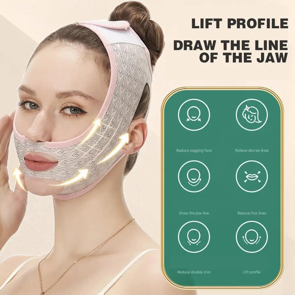 EMS Facial Lifting Double Chin V Shape Massager