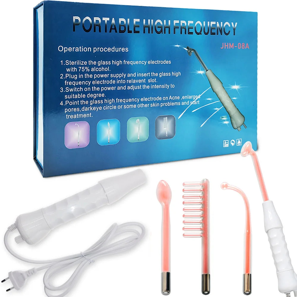 4 In 1 Portable High Frequency Electrotherapy Beauty Wand